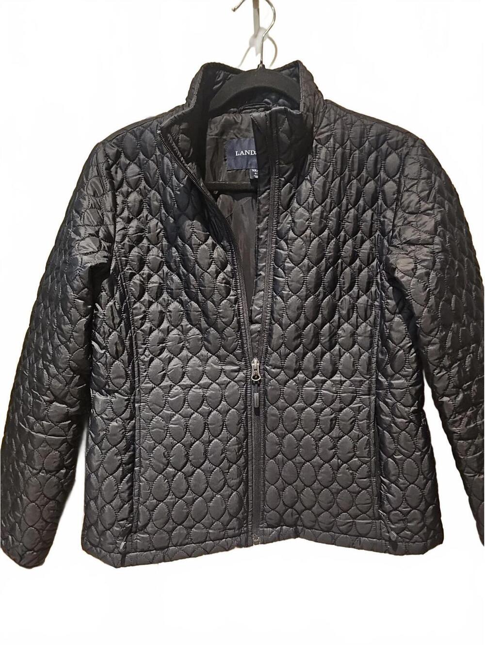 Lands End Women's Primaloft Packable Jacket Black Size XS (2/4) NWOT